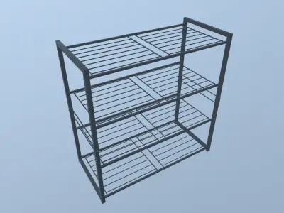 Metal Racks 3D model purchase
