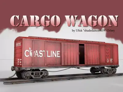 Cargo Wagon 3D model