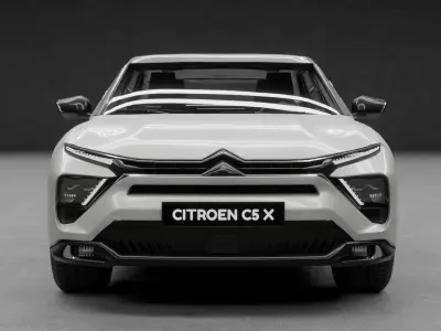 Citroen C5 X Game Ready 3D Car Model Low-poly 3D model