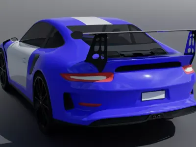 Porsche 911 GT3 RS 2019 3D model  3D model