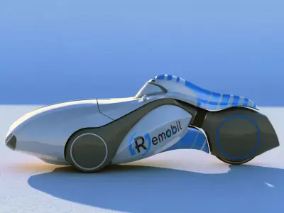 Remobil Velomobile Free 3D model