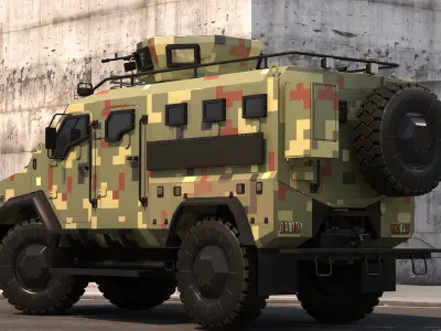 APC VARTA  whith  modul 3D model