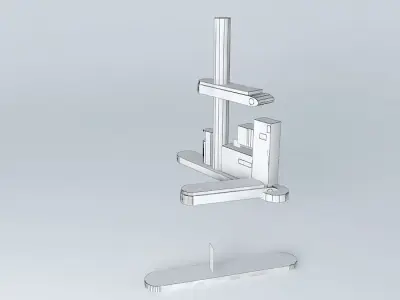 Fuel dispenser type 2 Statoil Fuel%26Retail Riga Latvia Free 3D model