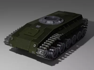 Hornet M0 Tanki Online Free 3D model