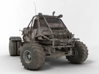 Apocalyptic Truck 3 3D model