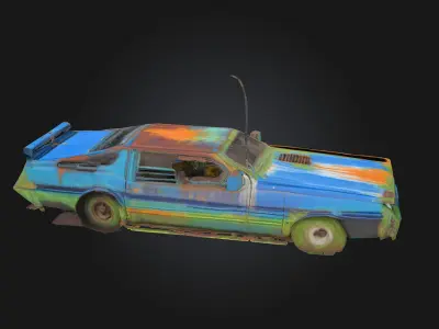 Graffiti Cruiser  Street Art on Wheels 3D model