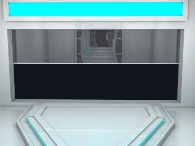  Sci Fi Room Low-poly 3D model purchase
