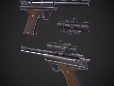 AMT Automag Low-poly 3D model