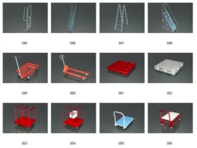 Dosch 3D - Industrial Objects V2 3D model