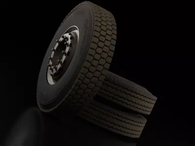 Dirty Tires Free 3D model