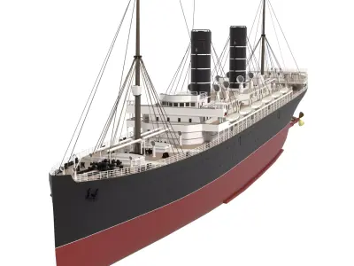 Steam Ship Collection 3D model