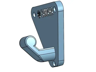 Helmet hanger yamaha 3D print model
