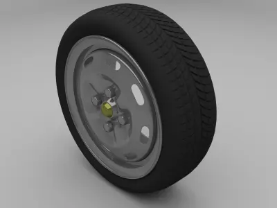 Lada Wheel 3D model