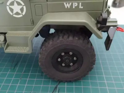 Beadlock wheel Military Truck WPL B 6x6 Free 3D print model