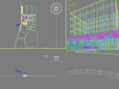 Museum Building 3D model 12