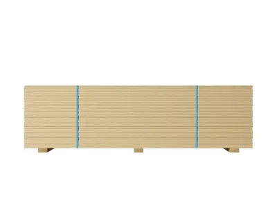 Stack Of Plywoods On Wood Planks 3D model