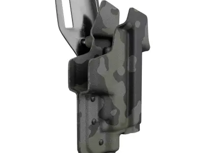 CAPACITOR - OWB Holster for Flux Defense Raider Low-poly 3D model