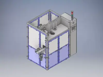 Yogurt-praline full automatic filling machine 3D model