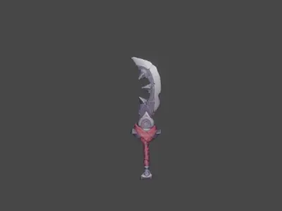 Zeloeman Sword A 2 Low-poly 3D model