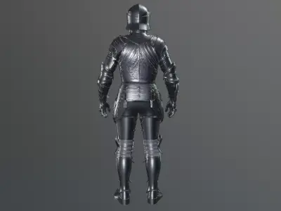 medieval knight 3D model purchase