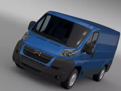 Citroen Relay Van L1H1 2006-2014 3D model
