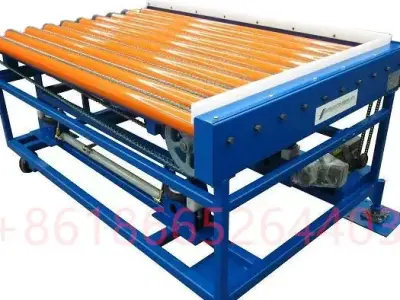 90Deg Powered Section Pallet Transfer Table Chain Conveyor 3D model