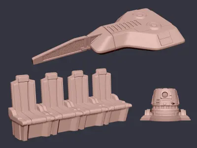 Starspeeder 3000 Free 3D print model