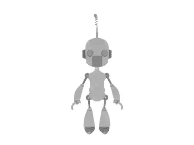 Animated Robot Low-poly 3D model purchase