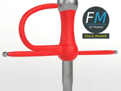 Bullfighter sword 3D model