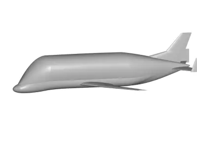 Airbus A300 Beluga 3D model purchase