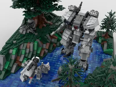 upstream ambush  3D model