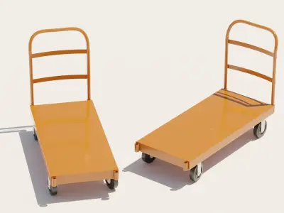 Platform Truck 3D model