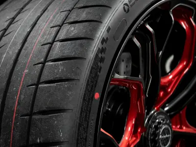 Michelin Pilot Sport 4S 355 25 ZR21 107Y NEW 3D model