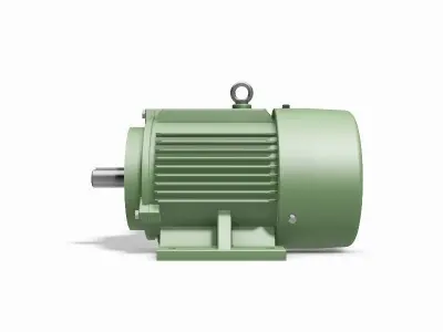112M B34a Left IEC electric motor - 3D CAD model 3D model