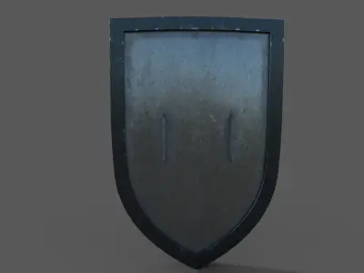 Shield Low-poly 3D model Low-poly 3D model