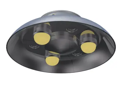 adamski flying saucer 3D model