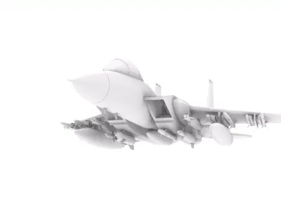 Fighter   F15 3D print model