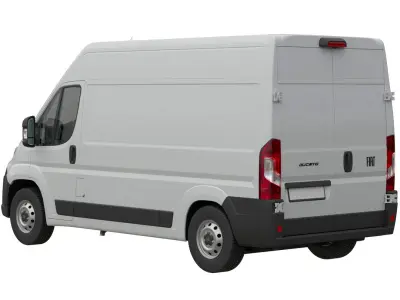 2024 FIAT DUCATO L2H2 Detailed interior 3D model