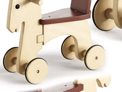 Toy horse for Kids 3D model