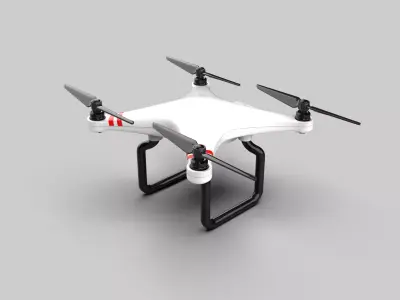 Generic Quadcopter Drone Free 3D model