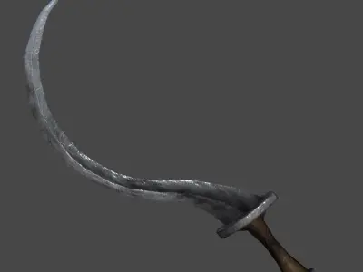 shotel1 sword Low-poly 3D model