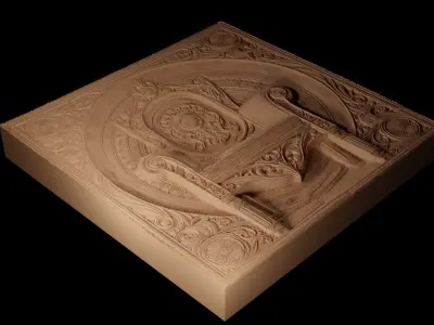 chair CNC 3d Print High Relief Sand Casting 3D print model
