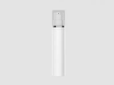 Refillable Airless Pump Bottle 3D model