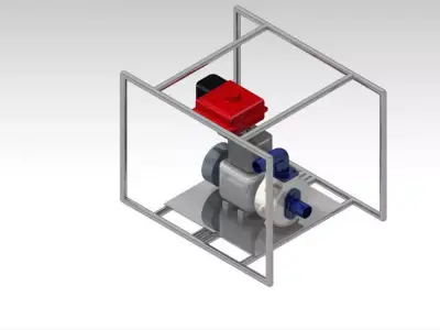 water pump Free 3D model get