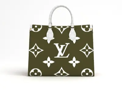 Louis Vuitton Leather Bag 5 3D model