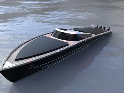 Speed Boat motorboat 3D model