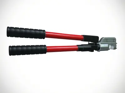 Hydraulic crimping plier Low-poly 3D model