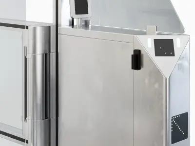 Security Gates 3D model