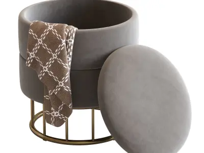 Pouf  Halmar Minty 3D model