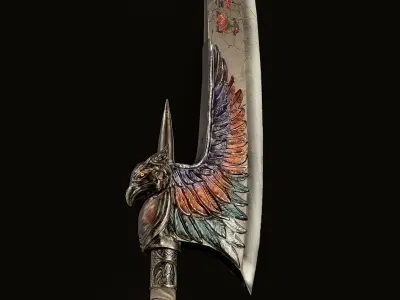 Sword 05 V2 Low-poly 3D model